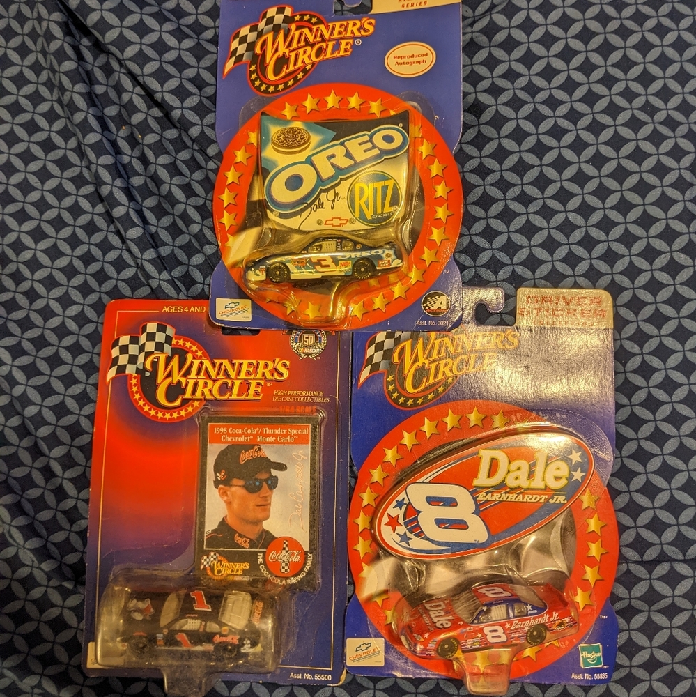 Winner's Circle Dale Earnhardt Jr Lot of 3 Vintage New in box collectibles